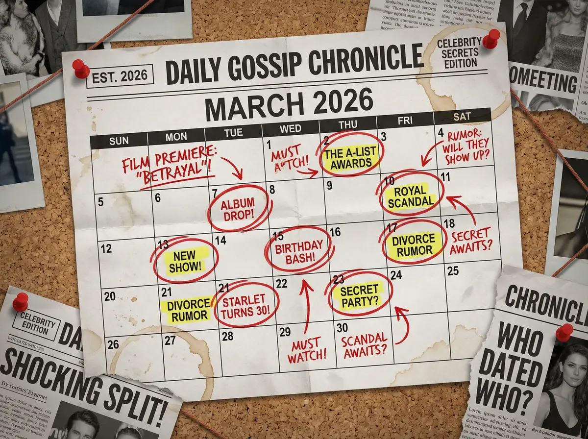 暗网吃瓜 2026年3月娱乐圈重要事件日历